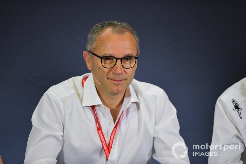 Stefano Domenicali in Press Conference for new F2 tyres