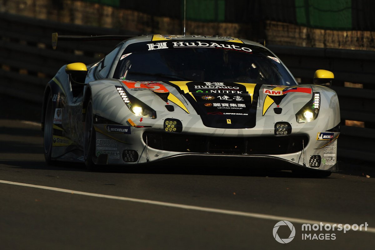 P50 #72 Hub Auto Racing Ferrari 488 GTE Evo: Morris Chen, Tom Blomqvist, Marcos Gomes