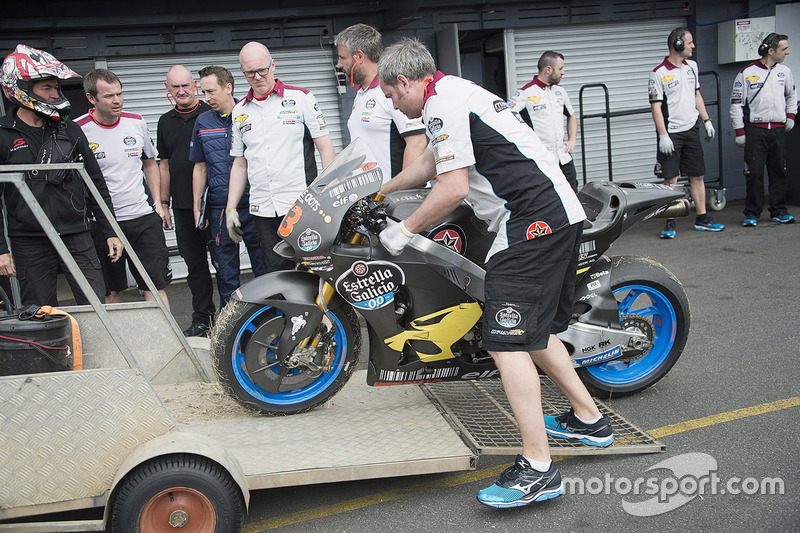 Тіто Рабат, Marc VDS Racing Honda байк після аварії