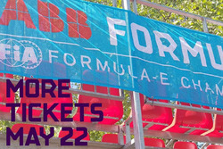 Zürich ePrix, neue tribünen theaterplakat