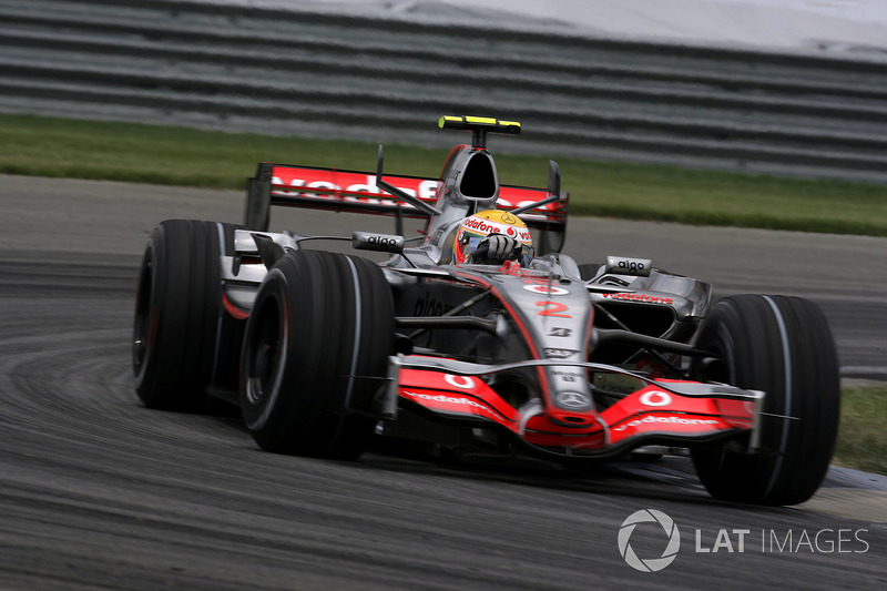 2007 - Indianapolis: Lewis Hamilton, McLaren-Mercedes MP4-22