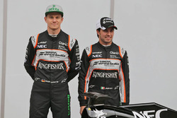 Sergio Perez, Sahara Force India F1, Alfonso Celis Jr., Sahara Force India F1 and Nico Hulkenberg, S