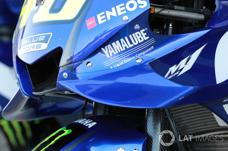 Detail fairing Yamaha Factory Racing