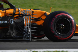 Lando Norris, McLaren MCL33 with aero sensor