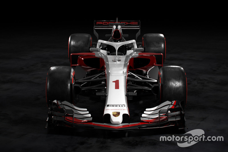 Концепт ливреи Porsche для Ф1