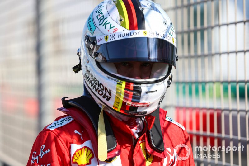 Sebastian Vettel, Ferrari, kaza sonrası