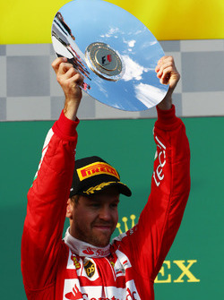 Podium: 3. Sebastian Vettel, Ferrari