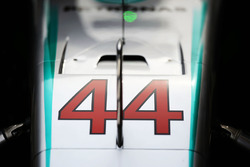 Mercedes AMG F1 W07 of Lewis Hamilton