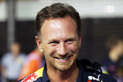 Christian Horner, Team Principal Red Bull Racing in griglia