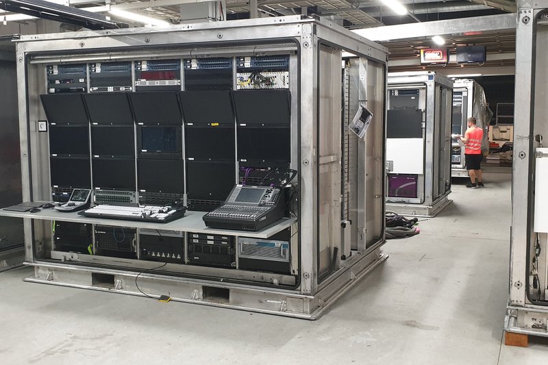 Le centre de diffusion TV de la F1