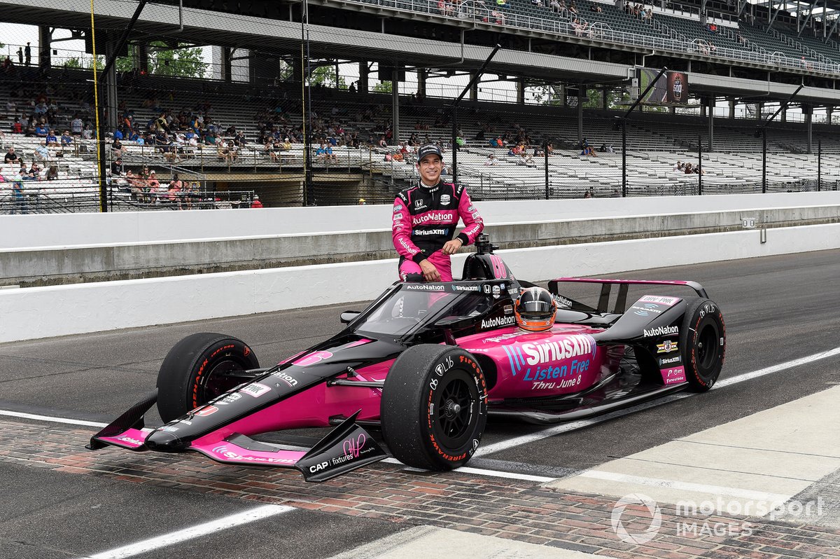 P8 Helio Castroneves, Meyer Shank Racing Honda