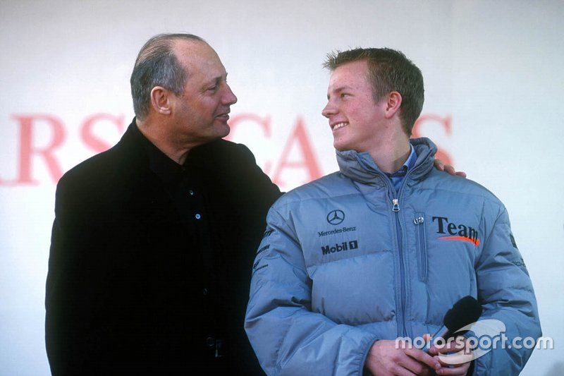 Kimi Raikkonen avec Ron Dennis