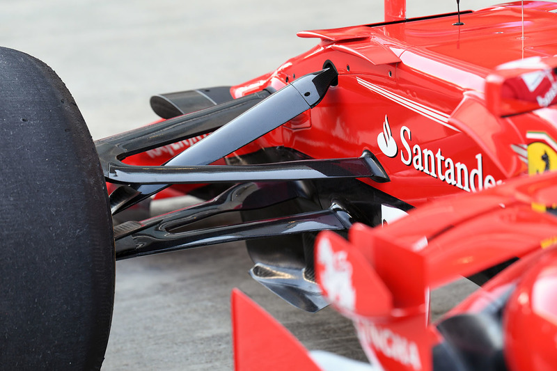 Ferrari SF70H ön süspansiyon detay
