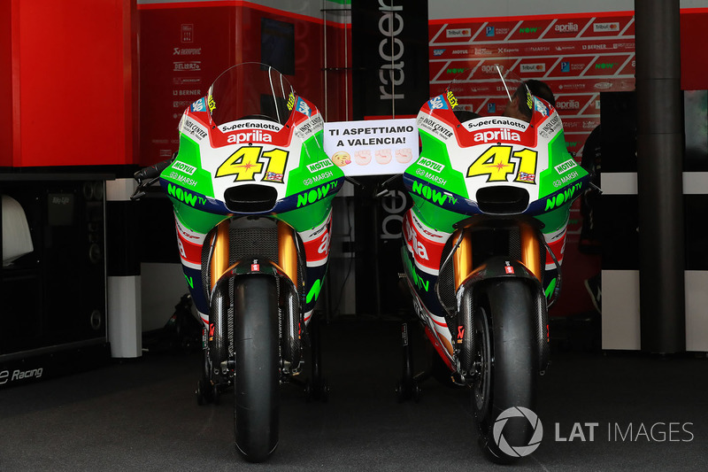 Aleix Espargaro's Aprilia Malaysian MotoGP 2017