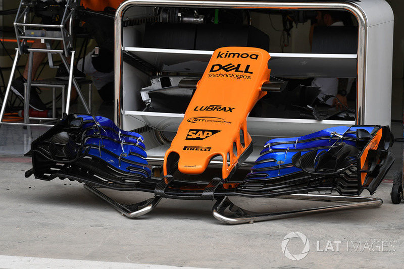 McLaren MCL33 burun ve ön kanat