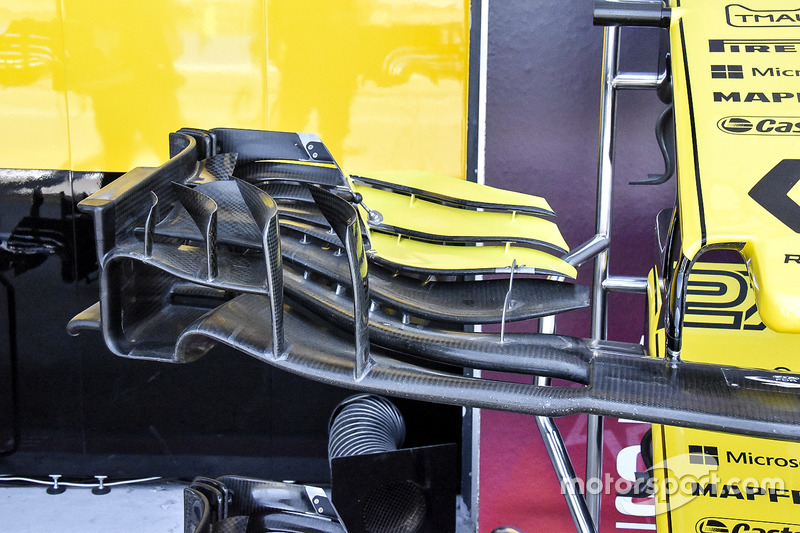 Renault Sport F1 Team RS 18 front wing detail