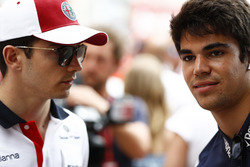 Шарль Леклер, Alfa Romeo Sauber, и Лэнс Стролл, Williams