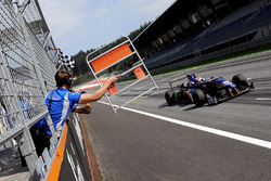 Il vincitore della gara Colton Herta, Carlin Motorsport
