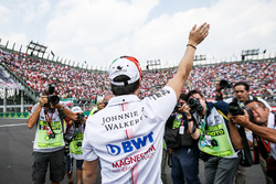 Sergio Perez, Sahara Force India on the drivers parade