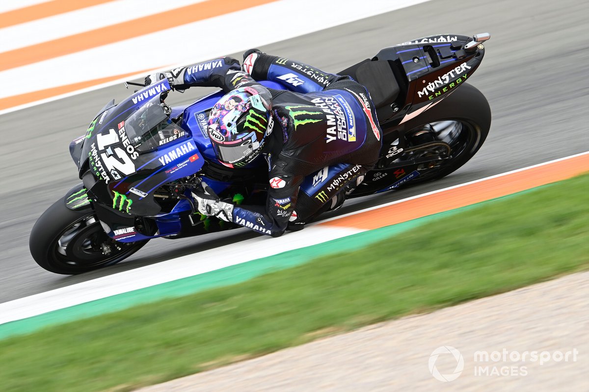 Rider Monster Energy Yamaha, Maverick Vinales, masih berpeluang meraih posisi runner-up MotoGP 2020.