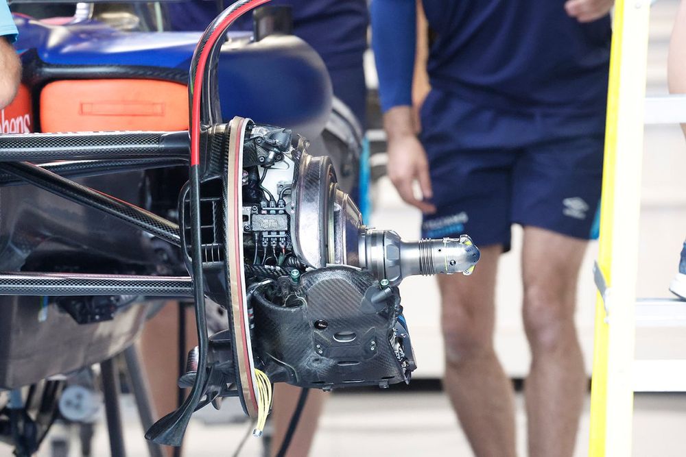 Williams FW45 Detalle del tambor de freno