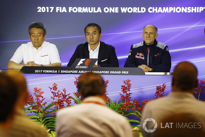 Katsuhide Moriyama Honda, Honda de Masashi Yamamoto, Franz Tost, director del equipo, Scuderia Toro Rosso