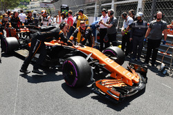 El coche de Jenson Button, McLaren MCL32