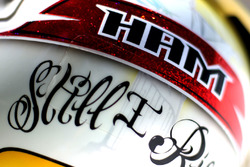 Il casco di Lewis Hamilton, Mercedes AMG F1 Team