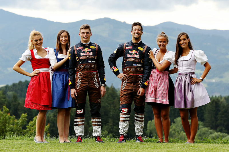 Даніель Ріккардо, Red Bull Racing, Макс Ферстаппен, Red Bull Racing та дівчата Формули 1