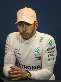 Lewis Hamilton, Mercedes-AMG F1 en la Conferencia de prensa