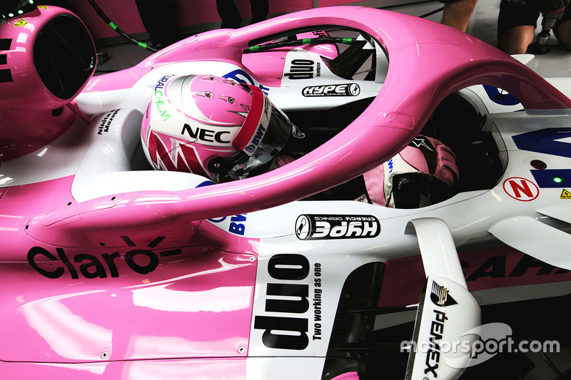 Система Halo на Force India F1 VJM11