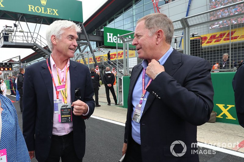 Philip Schofield y Martin Brundle