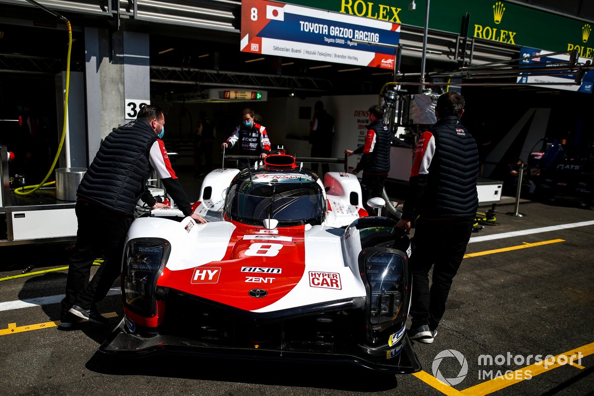 #8 Toyota Gazoo Racing Toyota GR010 - Hybrid: Sebastien Buemi, Kazuki Nakajima, Brendon Hartley