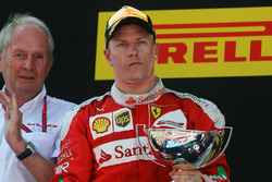 Кімі Райкконен, Ferrari святкує друге місце на подіумі