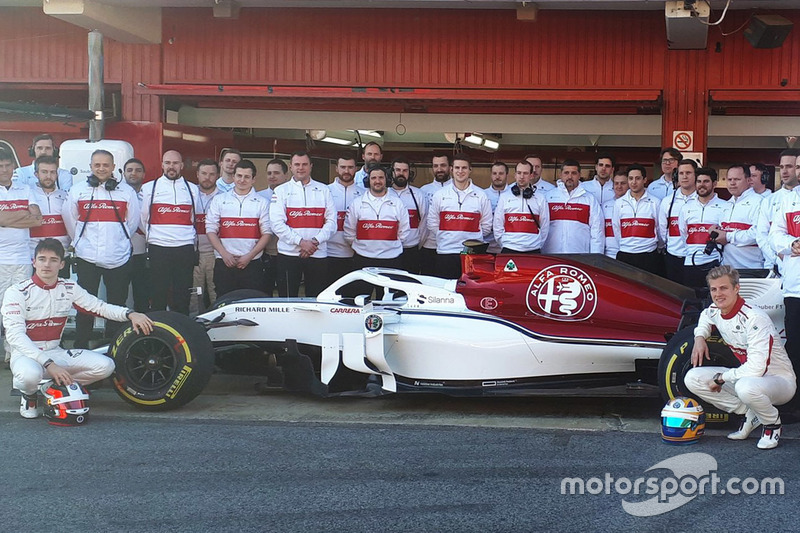 Marcus Ericsson, Charles Leclerc, Sauber ve takım elemanları