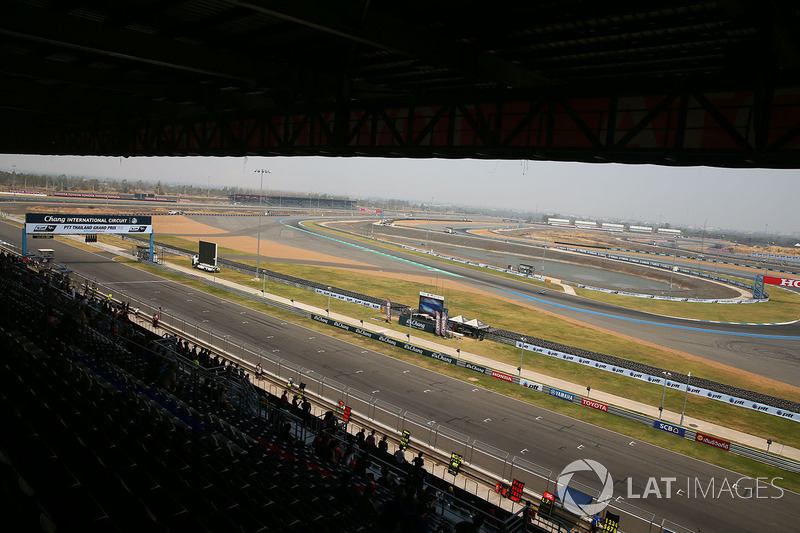 El circuito desde la grada