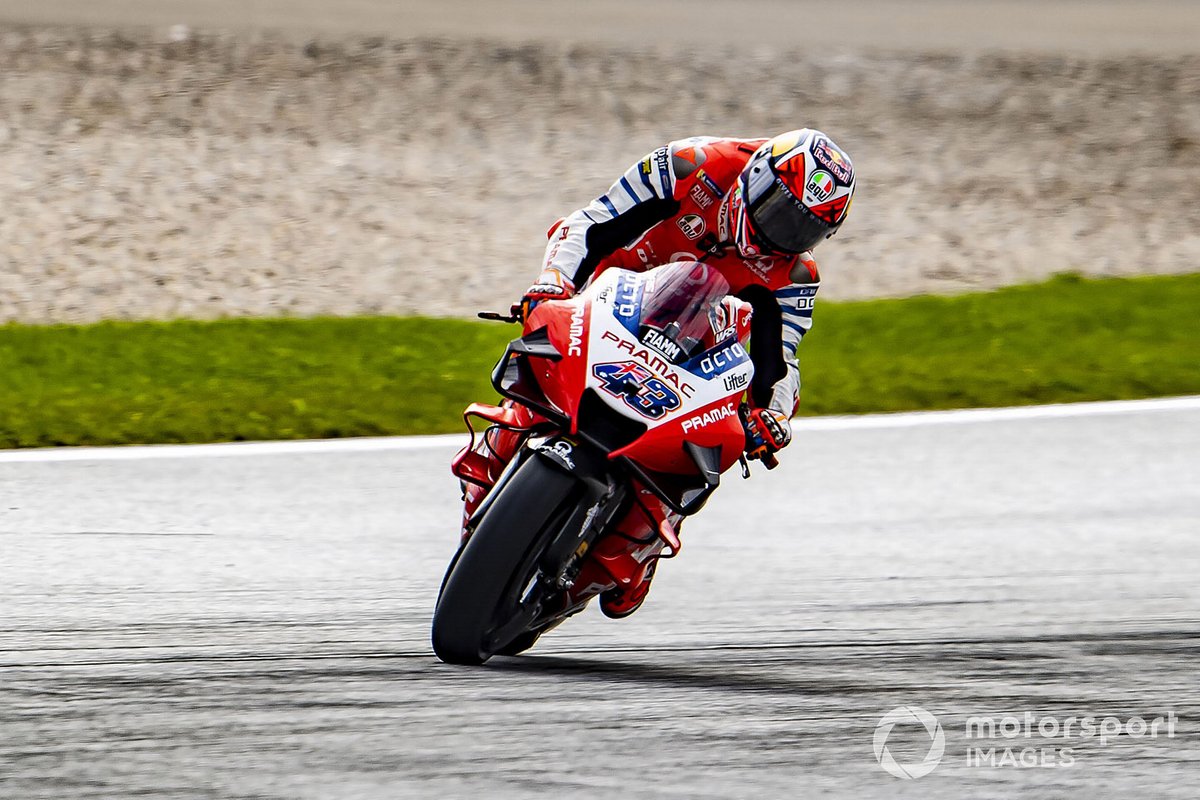 Jack Miller, Pramac Racing remt op spectaculaire wijze voor bocht 3