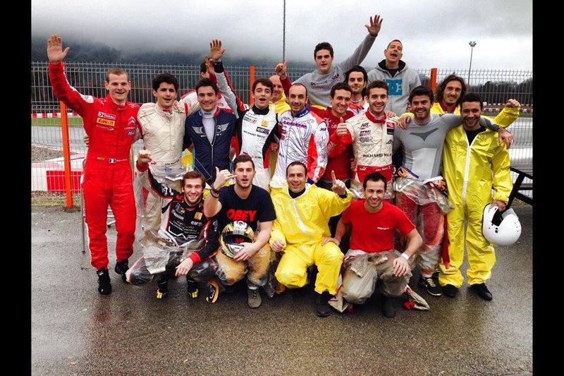 Jules Bianchi y Charles Leclerc