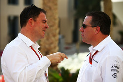 James Allen, Journalist met Zak Brown, uitvoerend directeur McLaren