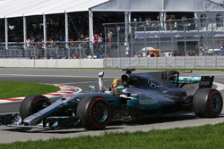 Race winner Lewis Hamilton, Mercedes-Benz F1 W08