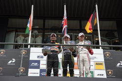 Rookie podium: first place Lando Norris, Carlin Dallara F317 - Volkswagen, second place Jehan Daruvala, Carlin, Dallara F317 - Volkswagen , third place Mick Schumacher, Prema Powerteam, Dallara F317 - Mercedes-Benz