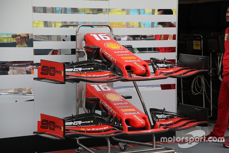 Alerones delanteros del Ferrari SF90