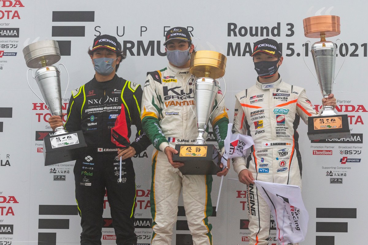 Giuliano Alesi, Kuo VANTELIN TEAM TOM’S, Nobuharu Matsushita, B-Max Racing Team, Sena Sakaguchi, JMS P.MU/CERUMO・INGING