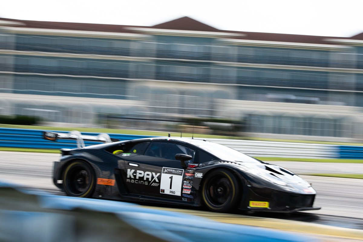 #1 K-Pax Racing, Lamboghini Huracán GT3 Evo: Andrea Caldarelli, Michele Beretta