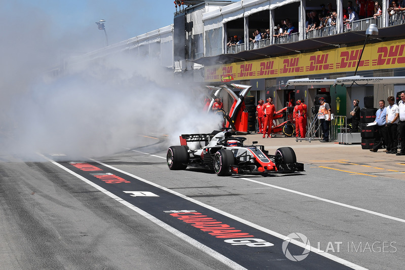 20: Ромен Грожан, Haas F1 Team VF-18 – времени не показал