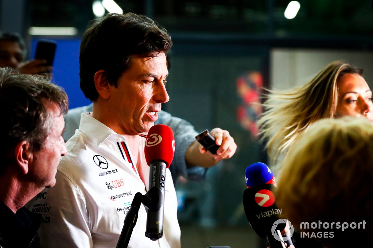 Toto Wolff, jefe de Mercedes en la F1.