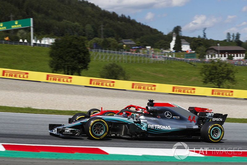 Себастьян Феттель, Ferrari SF71H, Льюіс Хемілтон, Mercedes AMG F1 W09