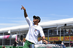 Lewis Hamilton, Mercedes-AMG F1 on the drivers parade