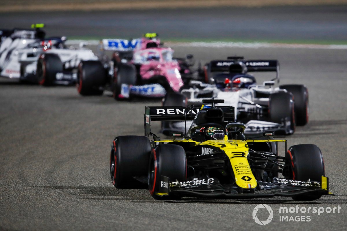 Даниэль Риккардо, Renault F1 Team R.S.20, Даниил Квят, AlphaTauri AT01, Лэнс Стролл, Racing Point RP20