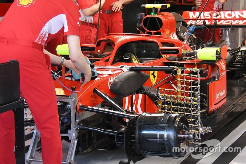Ferrari, dettaglio della griglia di sensori
